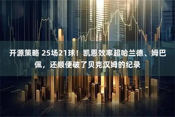 开源策略 25场21球！凯恩效率超哈兰德、姆巴佩，还顺便破了贝克汉姆的纪录