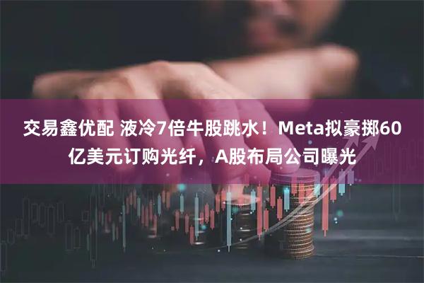 交易鑫优配 液冷7倍牛股跳水！Meta拟豪掷60亿美元订购光纤，A股布局公司曝光